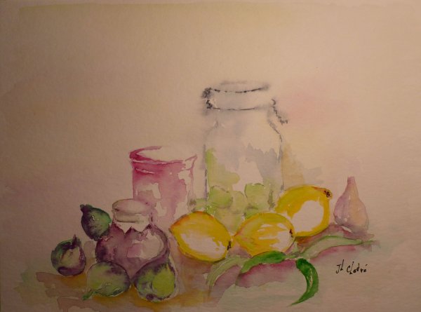 Citrons figues et pots