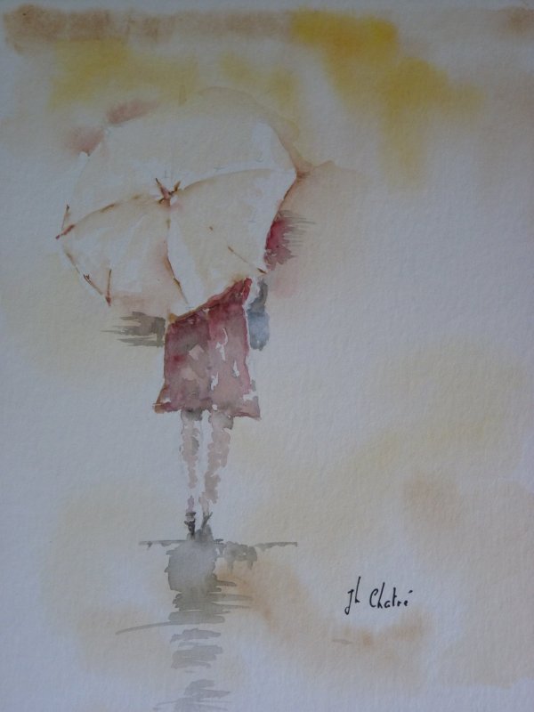 Sous la pluie