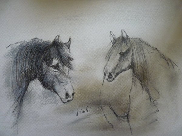 Deux juments