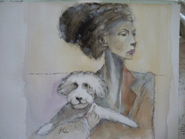 Madame et son chien 2